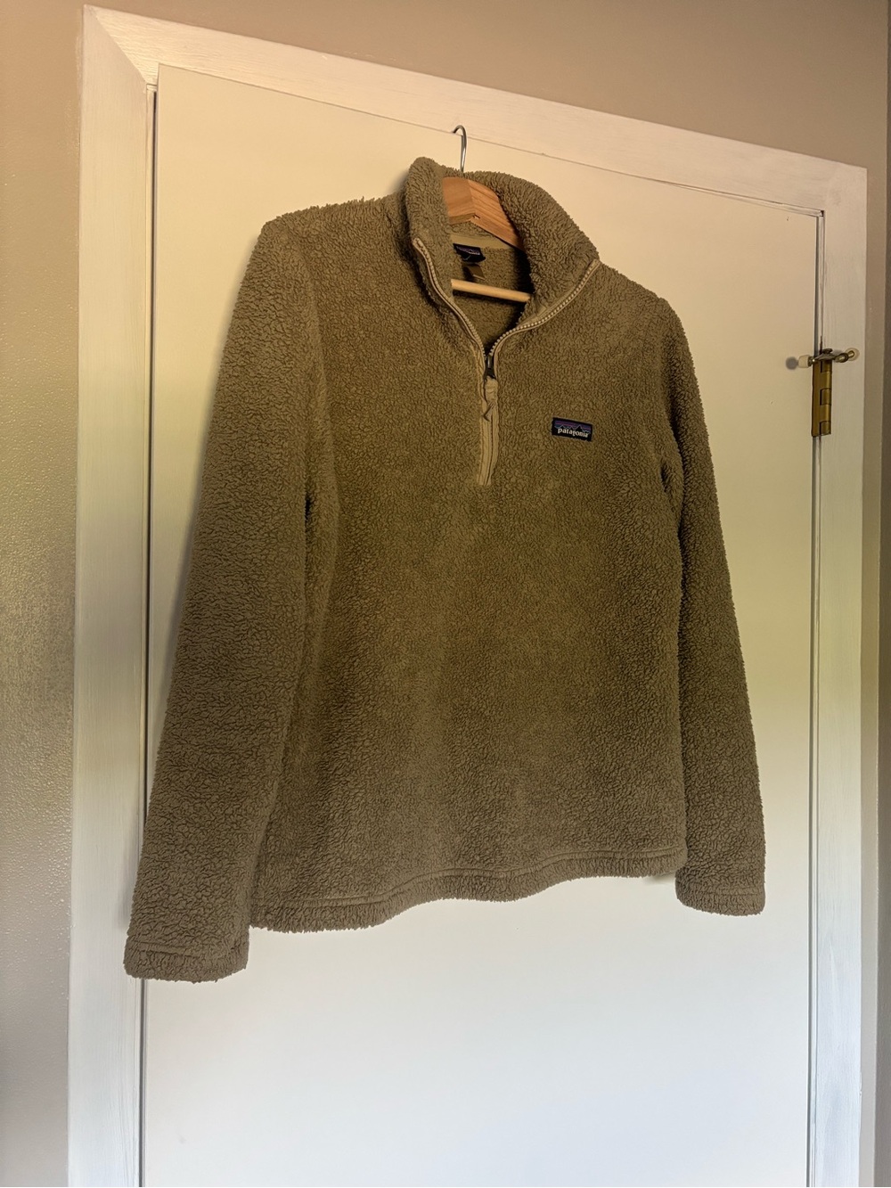 Patagonia Tan Sherpa Fleece